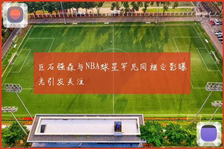巨石强森与NBA球星罕见同框合影曝光引发关注